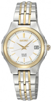 Buy Seiko Solar Ladies Date Display Two-tone Watch - SUT044P1 online