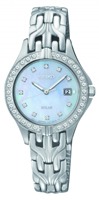 Buy Seiko Solar Ladies Crystal Set Watch - SUT083P9 online