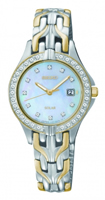 Buy Seiko Solar Ladies Crystal Set Two-tone Watch - SUT084P9 online