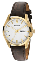 Buy Accurist Fashion Mens Day-Date Display Watch - MS985W online