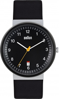 Buy Braun Classic Mens Date Display Watch - BN0032BKSLBKG online