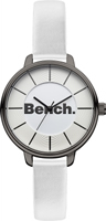 Buy Bench Ladies Slimline Leather Watch - BC0422GNWH online