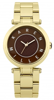 Buy Karen Millen Ladies Leather Strap Watch - KM110GM online