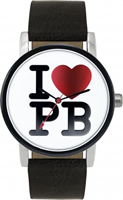 Buy Paul&#039;s Boutique Mia Ladies Black Leather Watch - PA012CH online