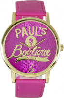Buy Paul&#039;s Boutique Ladies Pink Strap Watch - PA020PKGD online
