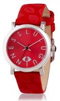 Buy Lulu Guinness Glamour Lip Print Ladies Date Display Watch - LG20009S02X online