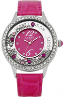 Buy Lipsy Ladies Crystal Set Hot Pink Watch - LP088 online