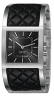 Buy Esprit Catelli Ladies Black Leather Trim Watch - ES105922001 online