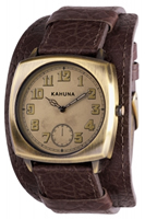 Buy Kahuna Mens Leather Cuff Watch - KUC-0058G online