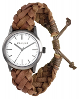Buy Kahuna Mens Woven Leather Watch - KGF-0009G online