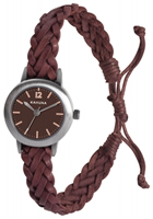 Buy Kahuna Ladies Woven Leather Band Watch - KLF-0021L online