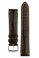 Buy Hirsch Viscount Alligator Leather Watch Strap - 10270719-2-20 online