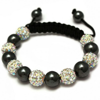 Buy Shamballa Iridescent Crystal Disco Ball Unisex Bracelet - SHAMBRAC-92 online