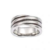 Buy Fossil Unisex Stainless Steel Ring - JF83601040510 online