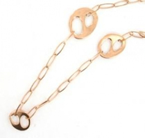 Buy Fossil Ladies Rose Gold Tone Necklace - JF83702040 online