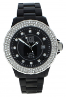 Buy Light Time Black &amp; White L071C Ladies Watch online