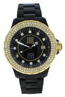 Buy Light Time Black &amp; White L071D Ladies Watch online