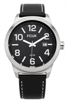 Buy French Connection Mens Leather Watch - FC1098BB online