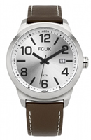 Buy French Connection Mens Leather Watch - FC1098ST online