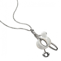 Buy Fossil Ladies Charm Necklace - JF85744040 online