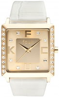 Buy French Connection Ladies Stone Set Watch - FC1048GG online