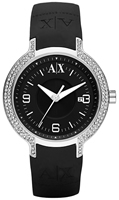 Buy Ladies Armani Exchange Black Out Watch online