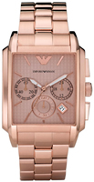 Buy Mens Emporio Armani Salmon Chronograph Watch online