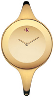 Buy Ladies Calvin Klein Gold Tone Mirror Watch online