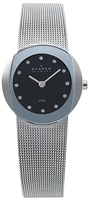 Buy Ladies Skagen Black Dial Mesh Bracelet Watch online