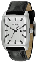 Buy Mens Dkny Leather Strap Watch online