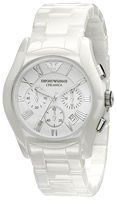 Buy Mens Emporio Armani Ceramica Ceramic Chronograph Watch online