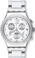 Buy Ladies Swatch Dreamwhite Chronograph Watch online