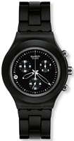 Buy Mens Swatch Blooded Smoky Black  Watch online