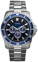 Buy Mens Guess Blue Dial Focus Watch online