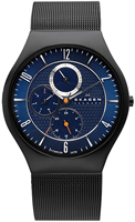 Buy Mens Blue Dial Skagen Titanium Watch online