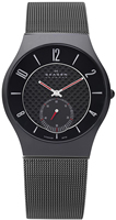 Buy Mens Black Lon Plated Titanium Skagen Watch online