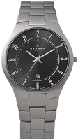 Buy Mens Black Skagen Titanium Watch online