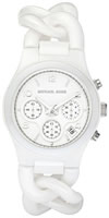Buy Ladies White Michael Kors Ceramic Chronograph Watch online