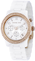 Buy Ladies Michael Kors Ceramic Chronograph Watch online