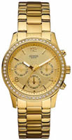 Buy Ladies Gold Tone Guess Chronograph Watch online