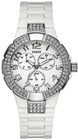 Buy Ladies White Guess Prism Watch online