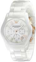 Buy Ladies Emporio Armani Fashion Ceramic Chronograph Watch online