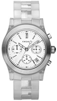 Buy Ladies Transparent Dkny Chronograph Watch online