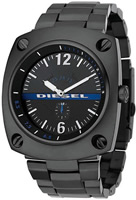 Buy Mens Black Steel Diesel Watch online