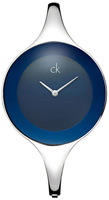 Buy Ladies Blue Dial Calvin Klein Mirror Watch online