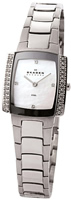 Buy Ladies Skagen Stone Set Silver Watch online