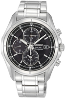 Buy Mens Seiko Solar Alarm Chronograph Watch online