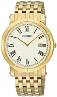 Buy Mens Seiko Gold Plated Classic Watch online