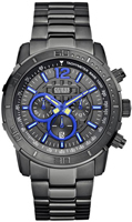 Buy Mens Guess Grey Brickhouse Chronograph Watch online