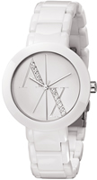 Buy Ladies Armani Exchange White Elegant Style Watch online